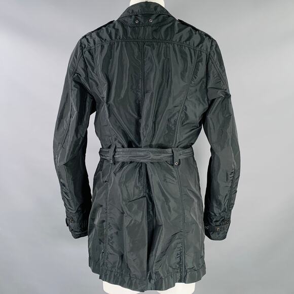 CoSTUME NATIONAL Size S Green Black Iridescent Polyester Jacket - Picture 4 of 8